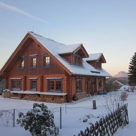 Ferienwohnung Im Blockhaus Rosenkranz Rathmannsdorf Kültér fotó