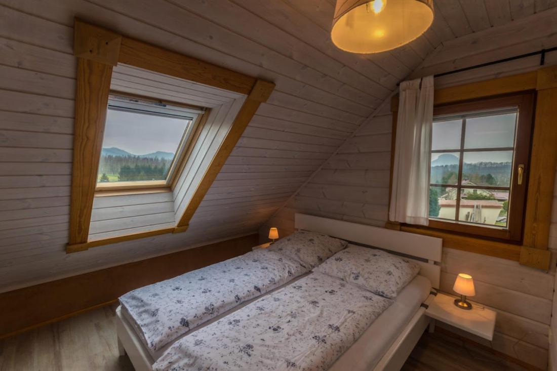Ferienwohnung Im Blockhaus Rosenkranz Rathmannsdorf Kültér fotó