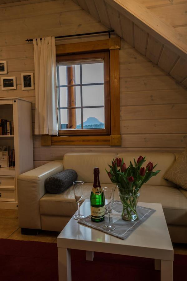 Ferienwohnung Im Blockhaus Rosenkranz Rathmannsdorf Kültér fotó